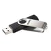 Clé USB ''Rotate'', USB 2.0, 32GB, 10MB/s, Noire/Argenté