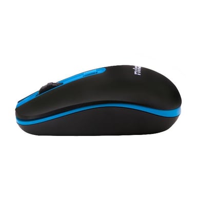 Nilox MOUSE WIRELESS NERO/BLU 1000 DPI Wi-Fi Mouse ottico 1600 DPI