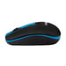 Nilox MOUSE WIRELESS NERO/BLU 1000 DPI Wi-Fi Mouse ottico 1600 DPI