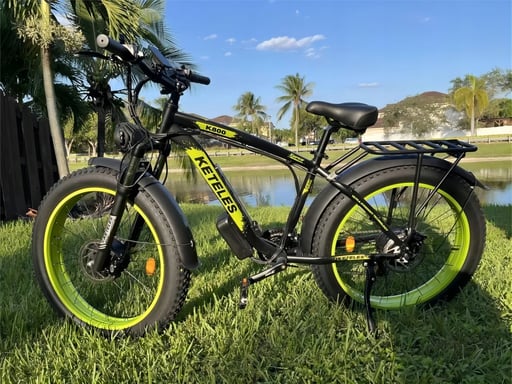 KETELES-K800 : Vélo Électrique Tout-Terrain Dual Motor 2000W – Puissance, Autonomie et Robustesse - Vert