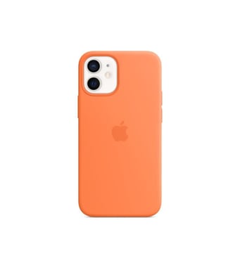 APPLE iPhone 12 mini Coque en Silicone avec MagSafe - Kumquat