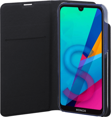 BigBen Connected Funda Folio con Soporte y Tarjetero para Honor 8S Función Soporte Negro