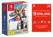 Nintendo Switch OLED (White) + Super Mario Bros. Wonder + Online Individual 12-Month videoconsola portátil 17,8 cm (7'') 64 GB Pantalla táctil Wifi Bla