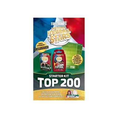 Jeu de cartes Top Trumps World Football Stars Starter Kit Top 200 Winning Moves