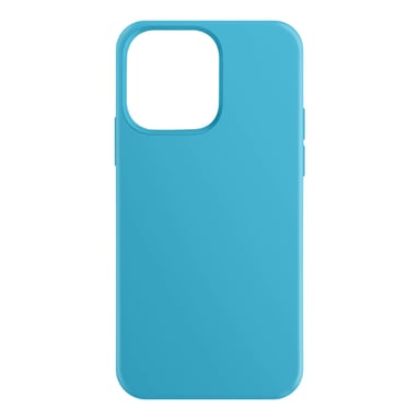 Custodia per iPhone 14 Pro Semirigida Sottile Leggera Interno Morbido Moxie azzurro