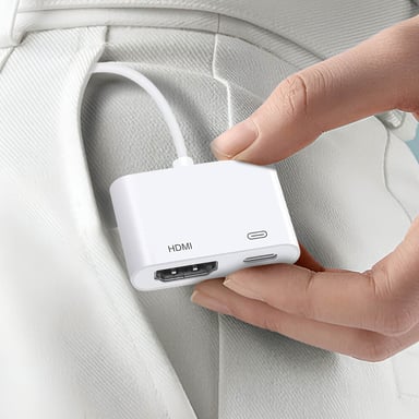 Adaptateur HDMI Original Apple pour iPhone et iPad, Full HD 1080p