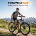 Vélo Électrique Touroll U2 Pro, Moteur Pic 750W 70Nm, Batterie 48V 15Ah, Autonomie 150km, Freins à Disque Hydrauliques, Shimano 8 Vitesses, Pneus 29×2,35'', Fourche 80mm, Écran LED, Feux Avant/Arrière