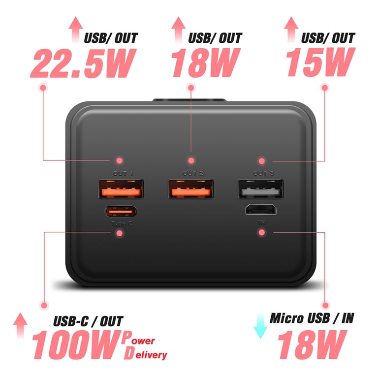 Batterie de secours 50000mAh USB et USBC Swissten Power Line Compact Neuf - vue 2