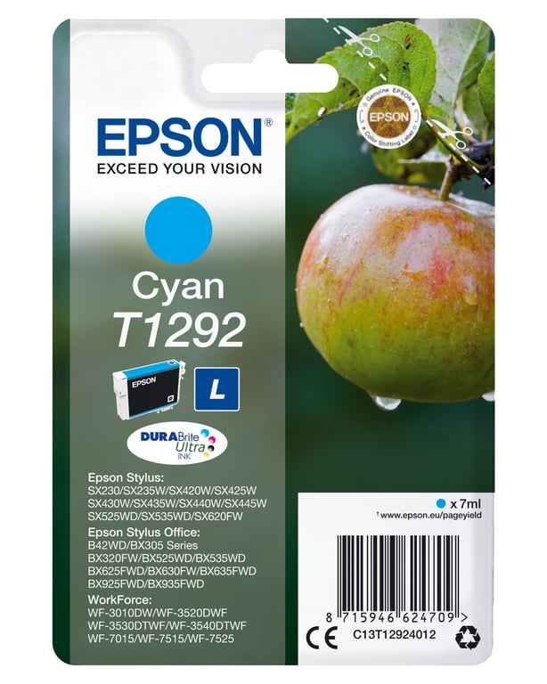 EPSON SX Cartouches Cyan 10X - vue 3