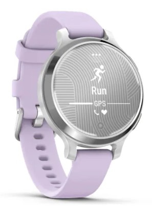 Garmin Lily 2 Active Petite Montre connectée et élégante avec GPS intégré Lunar Gold avec Bracelet Silicone - vue 3