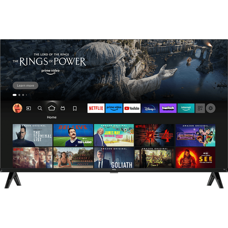 TCL 32SF540 Téléviseur Intelligent 32 Pouces FHD HDR & HLG Dolby Audio DTS Virtual XDTS HD Metal Bezel Less Dual Band WiFi 5 avec système Fire OS 7