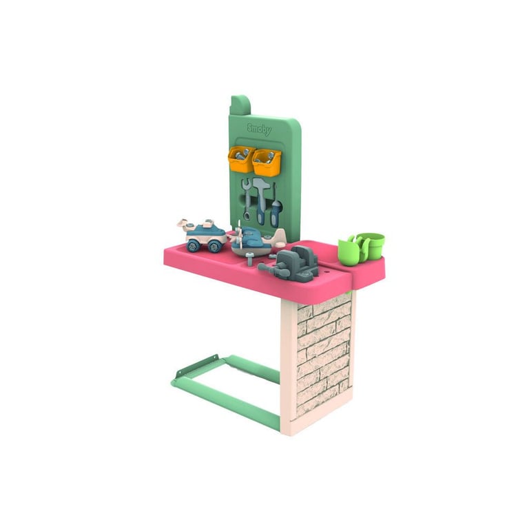 Atelier de bricolage pour cabane SMOBY Life 39 accessoires traité anti UV - vue 4