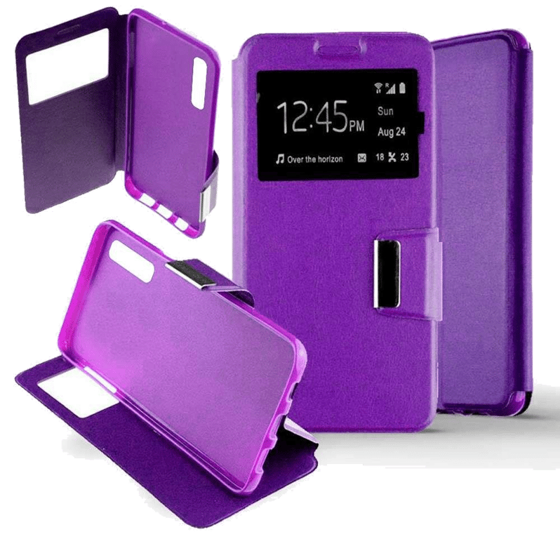 Etui Folio compatible Violet Samsung Galaxy A70