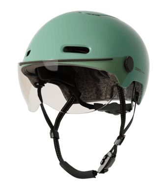 Cosmo Fusion - Casco con iluminación trasera inteligente y conectado para bicicletas - Luz de freno, detección automática de caídas, camino compartido