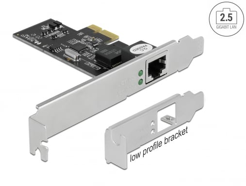 DeLOCK Tarjeta PCI Express x1 a 1 x 2,5 Gigabit LAN