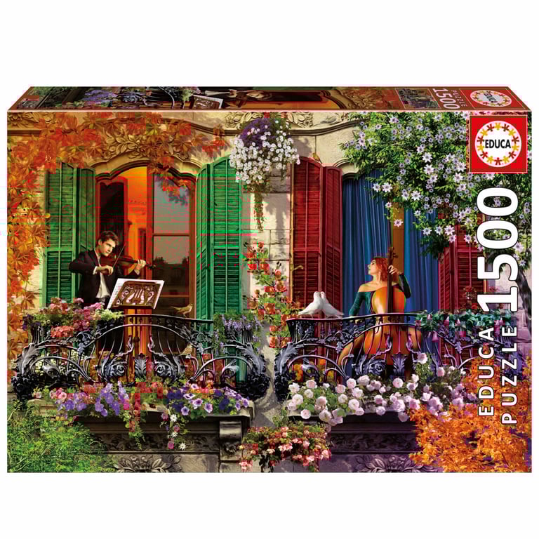 Puzzle EDUCA Sérénade 1500 pièces 85 x 60 cm Pour adultes Thème tableaux