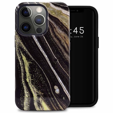 Selencia Coque arrière Vivid pour Apple iPhone 13 Pro - Chic Marble