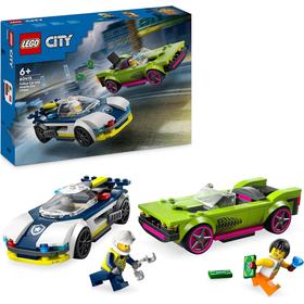 Lego 60415 Coche de Policia y Potente Deportivo