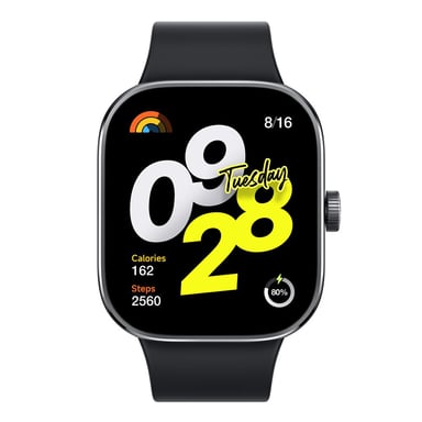 Redmi Watch 4 - montre de sport 5 cm (1.97'') AMOLED Numérique 450 x 390 pixels Écran tactile, Noir