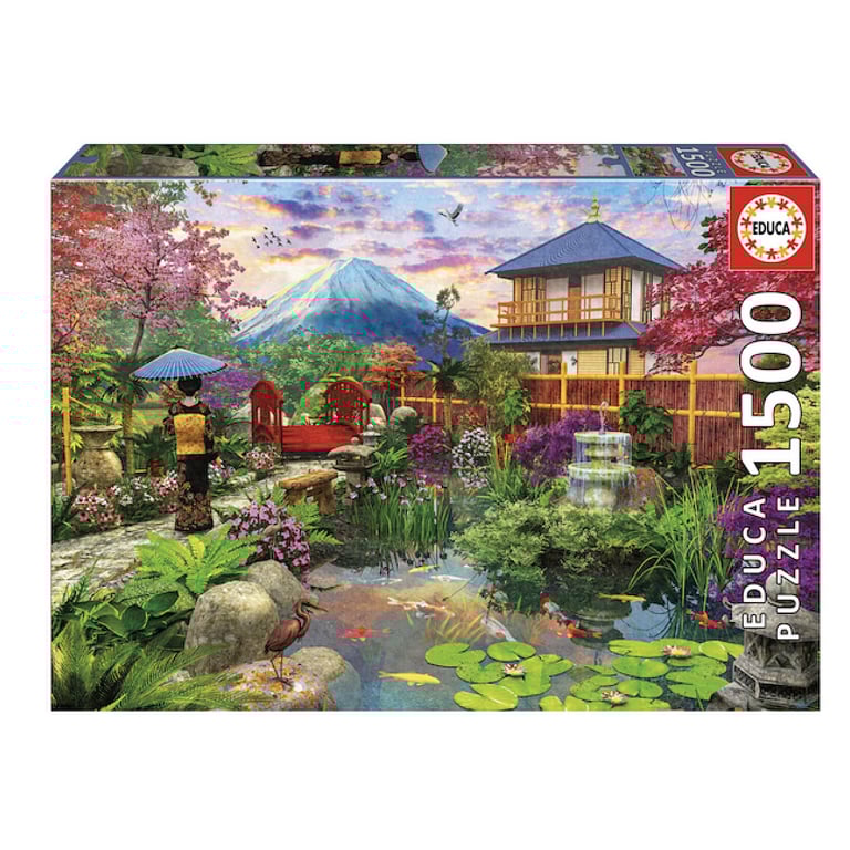 Puzzle 1500 pièces Jardin Japonais Évasion en Nature Neuf