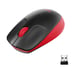 Ratón inalámbrico - Logitech - M190 - ergonómico - Rojo