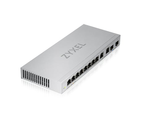 Zyxel XGS1010-12-ZZ0102F commutateur réseau Non-géré Gigabit Ethernet (10/100/1000) Gris