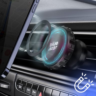 Supporto auto magnetico per telefono griglia ventilazione rotante 360°