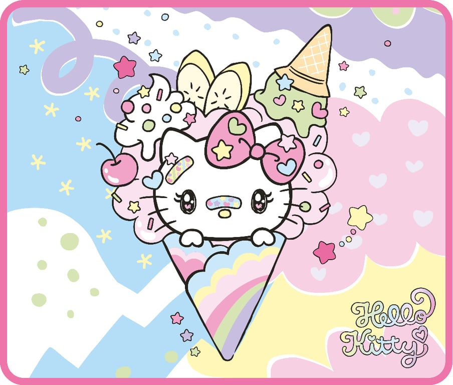 Konix Modèle du produit : Tapis de Hello Kitty Ice Cream Neuf