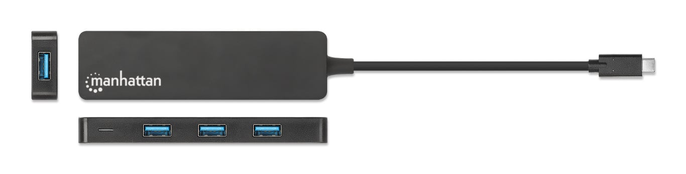 Manhattan 164924 hub & concentrateur USB 3.2 Gen 1 3.1 Gen 1 Type C 5000 Mbit/ Neuf - vue 3