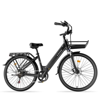 VéLo Électrique V1 | Vitesse Max 25 km/h | Autonomie 45-90 km | Moteur 250W | Batterie 36V 15.6Ah | Pneus 28 Pouces | Gris