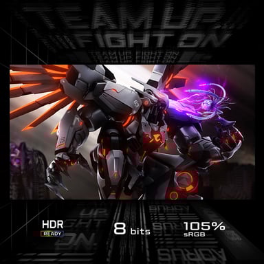 GIGABYTE GS27F Écran gaming 27'' FHD - 1920 x 1080, 165Hz, 1ms, 300 cd/m², FreeSync Premium, HDR Ready, HDMI 2.0, DisplayPort 1.4