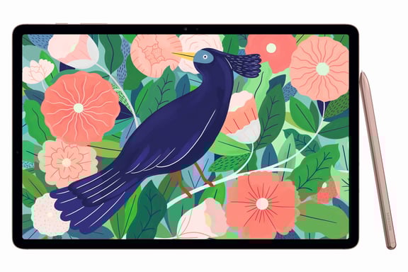 Samsung Galaxy Tab S7+ 5G SM-T976B Qualcomm Snapdragon 256 GB 31,5 cm (12.4'') 8 GB Wi-Fi 6 (802.11ax) Bronce