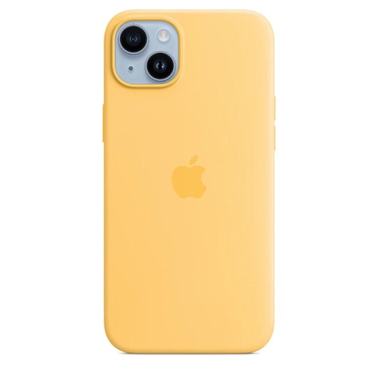 Apple MPTD3ZM/A coque de protection pour téléphones portables 17 cm (6.7 ) Housse Jaune