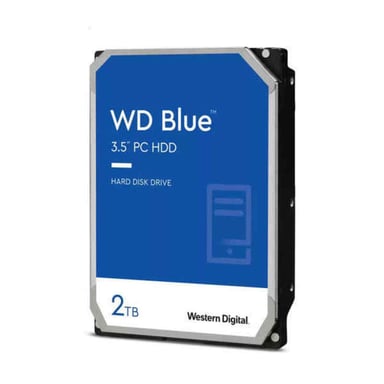 Western Digital Blue disque dur 2 To 7200 tr/min 256 Mo 3.5 SATA - Neuf Bleu - vue 5