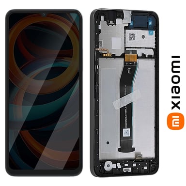 Écran Complet Original pour Redmi A3 Afficheur LCD avec Tactile et Châssis Noir