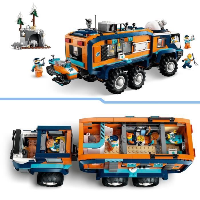 LEGO® City 60471 Le camion scientifique des explorateurs en Arctique - vue 6
