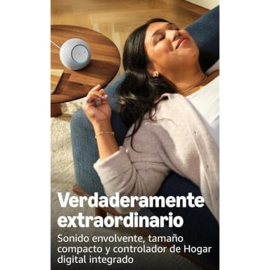 Amazon Echo Dot Max Amatista - Altavoz Alexa Con Sonido Envolvente Y Controlador De Hogar Digital Integrado