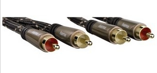 Hama 122292 câble audio 1,5 m 2 x RCA Noir