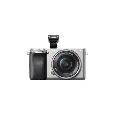 Appareil photo hybride Sony Alpha 6100 Argent + Objectif Sony E PZ 16 50 mm f 3.5 5.6 OSS