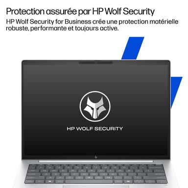 HP EliteBook 8 G1a 13 pollici Notebook Next Gen AI PC Wolf Pro Security Edition Copilot+ PC AMD Ryzen AI 7 Laptop 32 GB LPDDR5x-SDRAM 1 TB SSD Wi-Fi 7 (802.11be) Windows 11 Pro