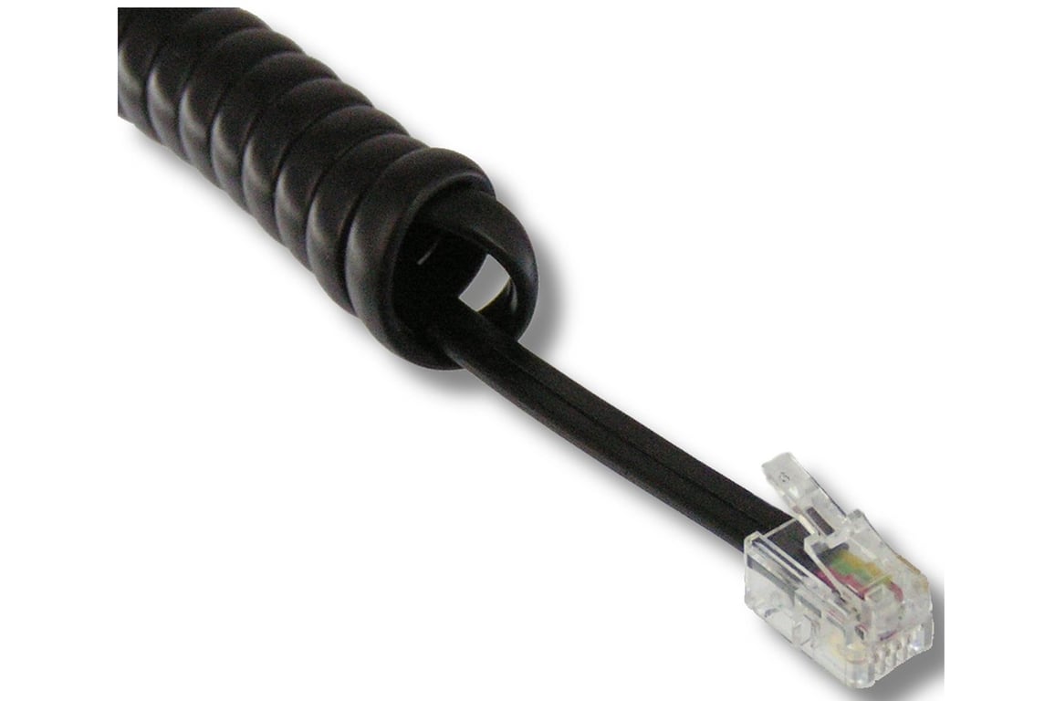 Cordon RJ9 spiralé Lineaire 30 cm - vue 3