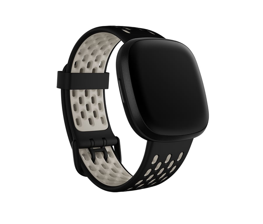 Fitbit FB174SBBKWTL accessoire intelligent à porter sur soi Bande Aluminium Silicone Neuf - vue 2