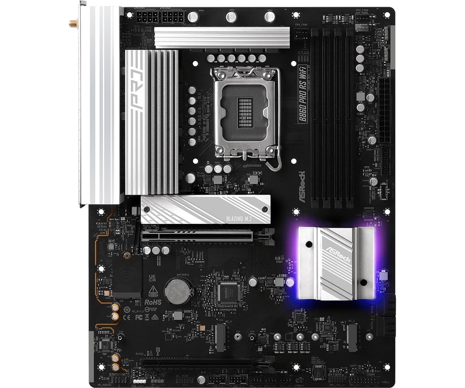 ASRock B860 PRO RS WIFI - vue 4