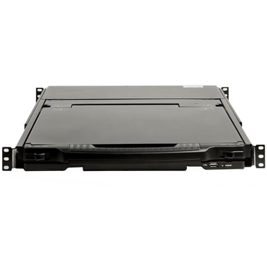 StarTech.com Console KVM a doppio binario HD 1080p - Switch/Console KVM HD VGA a porta singola - Monitor LCD/console a rack - Cassetto per rack server