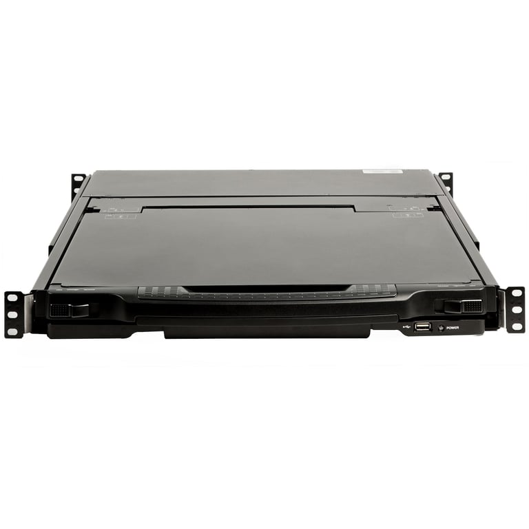 StarTech.com Console LCD de 17 3 HD à montage en rack 1U avec clavier américain Interface VGA Câble KVM inclus Console KVM avec commutateur KVM 1 ports USB 17.3 ... - vue 2