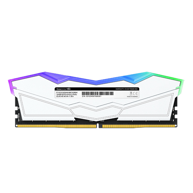 Team Group DELTA RGB DDR5 module de mémoire 32 Go 2 x 16 Go 6400 MHz ECC