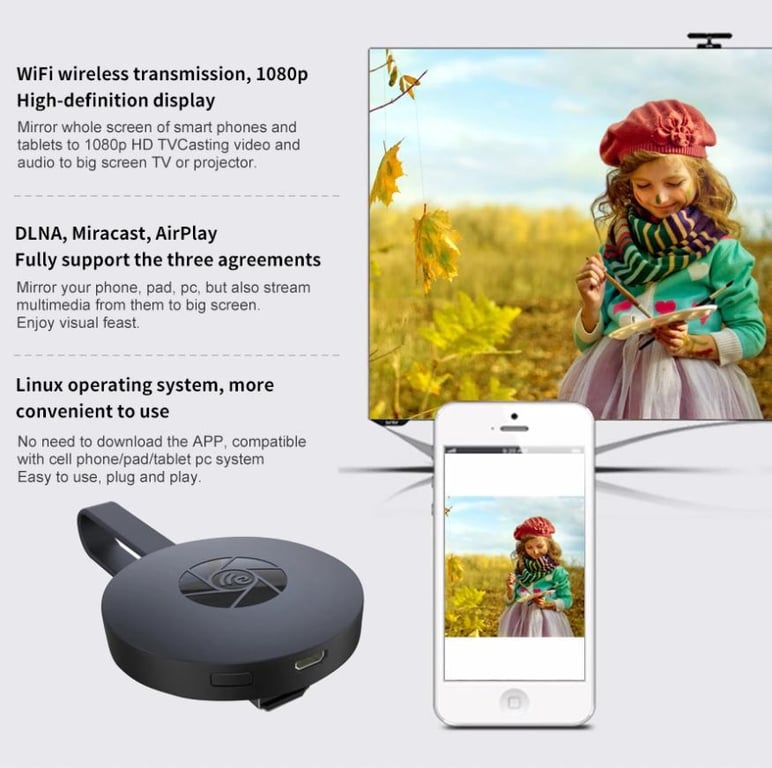 Dongle de diffusion numérique Full HD Neuf - vue 3