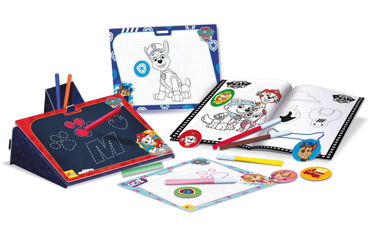 Sac à Dos Colorie et École de Dessin LISCIANI – Paw Patrol avec Autocollants et Cahier de Coloriage - vue 3