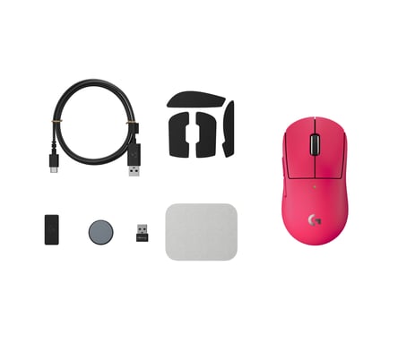 Logitech G PRO X SUPERLIGHT 2c souris Gaming Ambidextre RF sans fil 44000 DPI