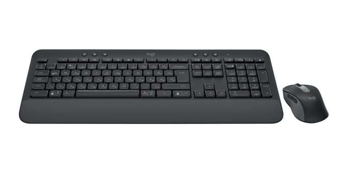 Logitech 920-011008 teclado Ratón incluido Oficina Bluetooth QWERTZ Húngaro Grafito